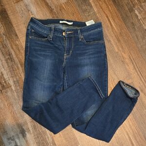 🇺🇸Levi's Blue Ankle Cropped Jeans with Modern Cut